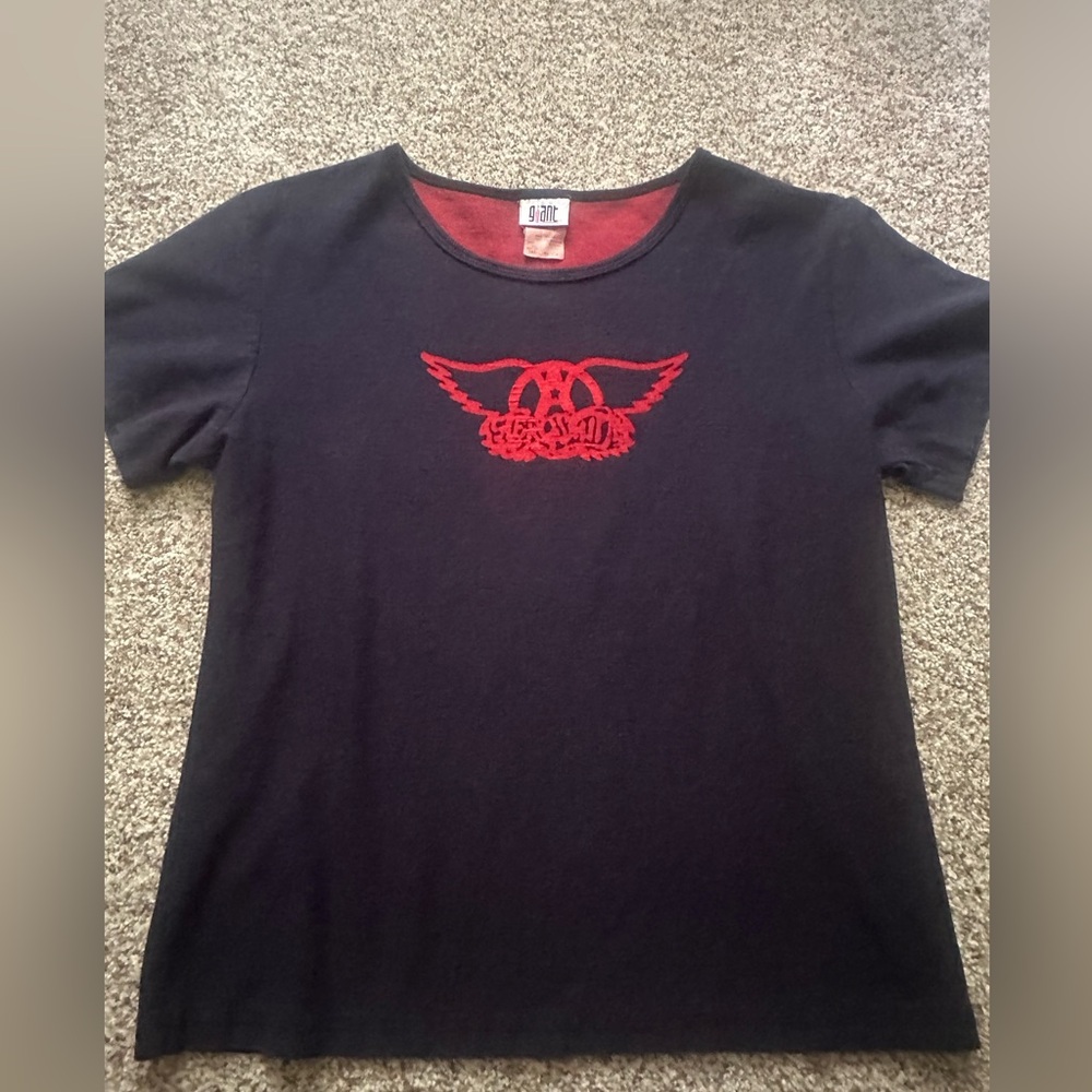 Vintage giant brand Aerosmith tee size small/medium